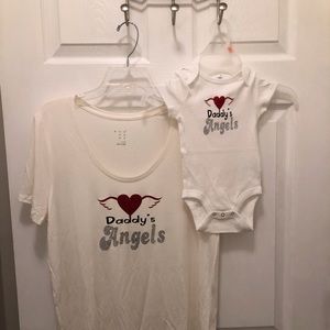 MOMMY & ME SET Daddy’s Angels 👼 Made to order🤱🏻